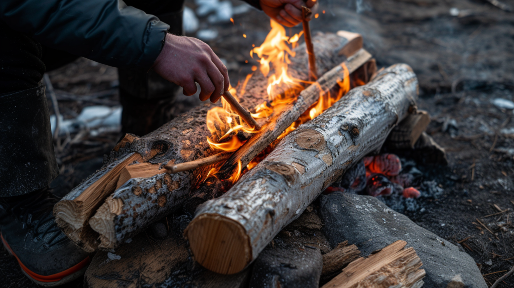 Походный костёр