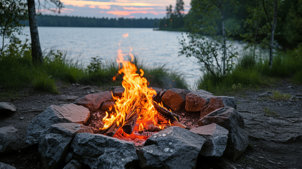 Как разгорается костёр