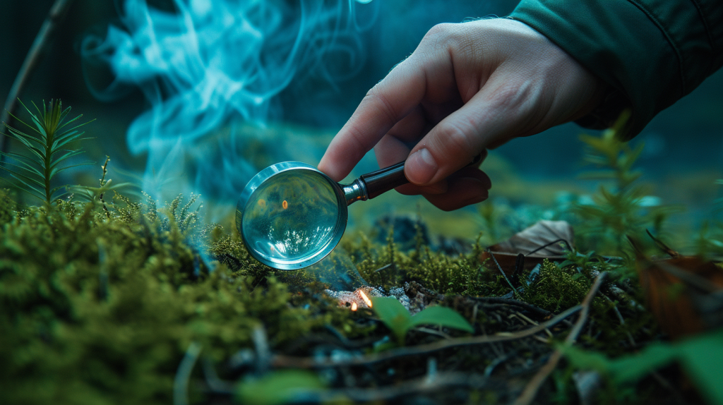 Разведение костра с помощью линзы.png