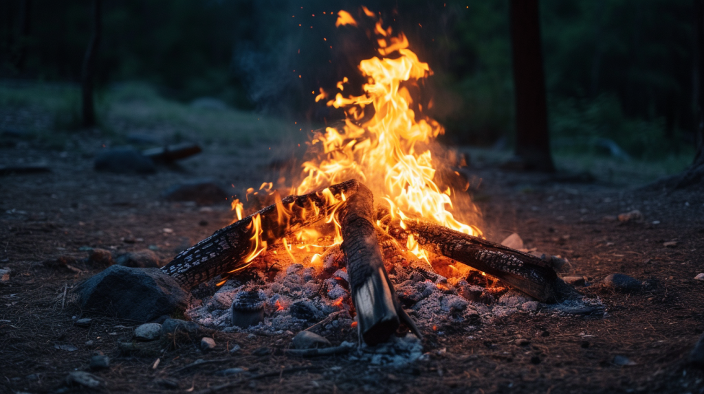 Костёр в походе