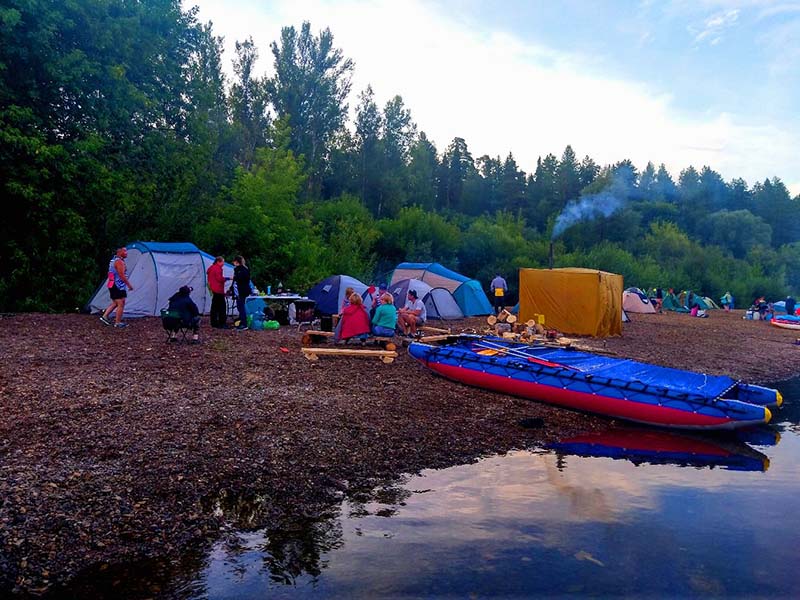 Баня в походе