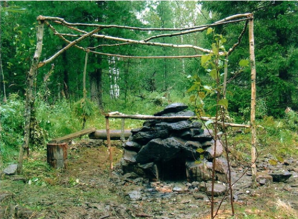 Каркас походной бани