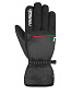 Перчатки Reusch Snow King Blck/Blck Melang/Fire Red