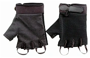 Перчатки туристические Следопыт черные без пальцев размер XL