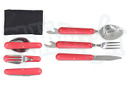 Походный набор М ложка вилка нож 8003  в чехле