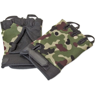 Перчатки туристические Следопыт хаки без пальцев размер XL