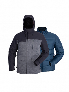 Куртка Росомаха Хаптагай утепленная 3 в 1 мужская