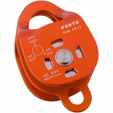 Блок-ролик Vento Double дюраль с подшипником