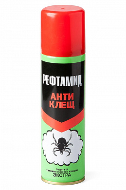Аэрозоль от клещей Рефтамид 145 мл Антиклещ