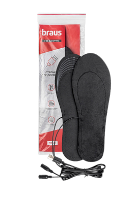 Стельки Braus с подогревом USB Electric