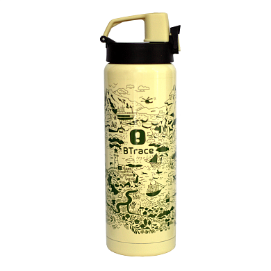 Термос BTrace питьевой желтый 600 мл