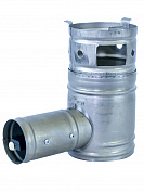 Турбопечка щепочница Век d 108мм титан