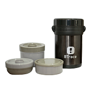 Термос BTrace пищевой серебристый 1500 мл