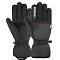 Перчатки Reusch Snow King Blck/Blck Melang/Fire Red