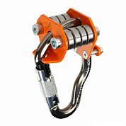 Блок-ролик Vertical вспомогательный для переправ с карабином Гусь автомат GRAY IR 0234-3