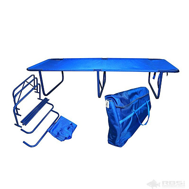 Раскладушка тур. в чехле Т.И.Ш.Ь. 2000х750х240 синий