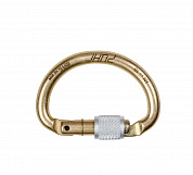 Карабин Ринг Полукруглый стальной с муфтой 25 кН кейлок