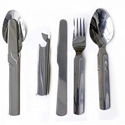 Походный набор ложка вилка нож открывашка