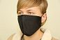 Маска многоразовая анатомическая с фиксацией на затылке