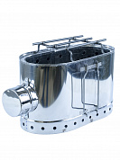 Печка щепочница Век Овал Плюс