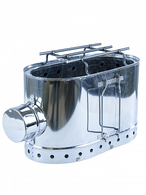 Печка щепочница Век Овал Плюс